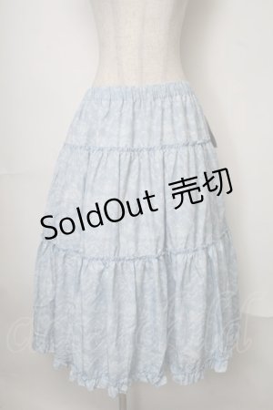 画像: m petit by misako / AM*ジュイパニエスカート LL サックス S-25-07-31-056-LO-SK-HR-ZS