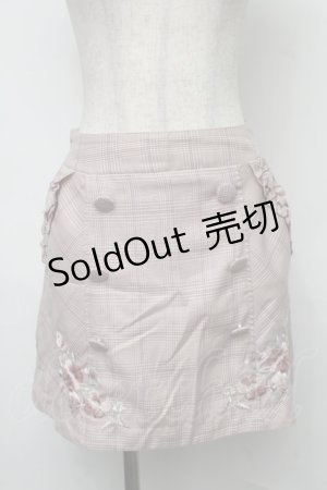 画像: LIZ LISA / チェック台形スカート  ピンク S-25-07-31-058-LO-SK-AS-ZS