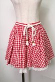 画像1: LIZ LISA / ギンガムスカート  赤ｘ白 S-25-07-31-059-LO-SK-AS-ZT499 (1)