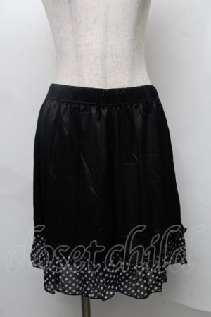 画像: MARBLE / ペチパンツ  黒 S-25-07-31-064-GO-PA-AS-ZS