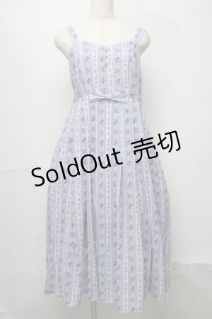 画像: axes femme kawaii / ミニローズリボンジャンパースカート  ラベンダー S-25-07-31-035-AX-OP-AS-ZS