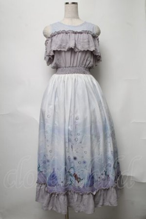 画像: axes femme POETIQUE / リトル・マーメイド ワンピース  サックス S-25-07-31-036-AX-OP-AS-ZS