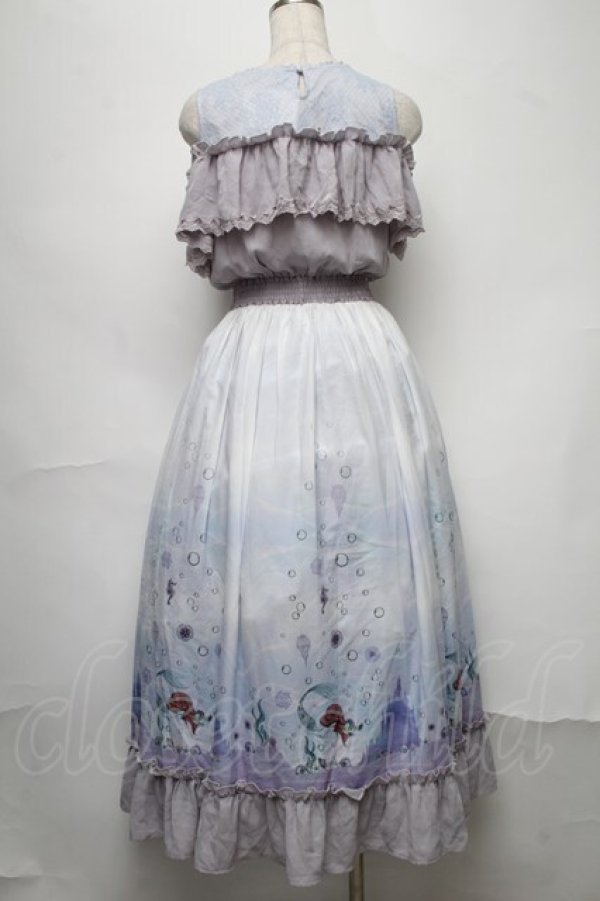画像2: axes femme POETIQUE / リトル・マーメイド ワンピース  サックス S-25-07-31-036-AX-OP-AS-ZS (2)