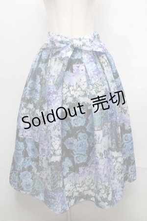 画像: axes femme / パンテュールスカート  ブルー S-25-08-01-056-AX-SK-HR-ZS