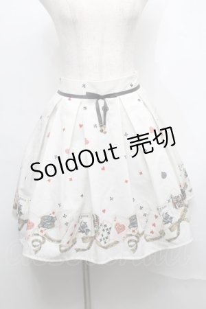 画像: Secret Honey / トランプスカート  オフ S-25-08-01-060-CA-SK-AS-ZS