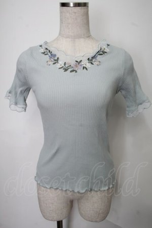 画像: axes femme / トップス  サックス S-25-08-01-018-AX-TO-AS-ZS