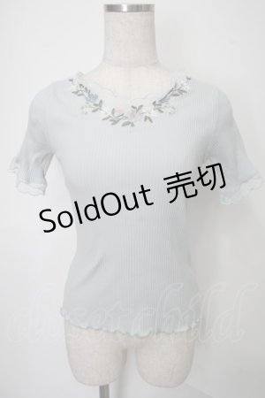 画像: axes femme / トップス  サックス S-25-08-01-018-AX-TO-AS-ZS