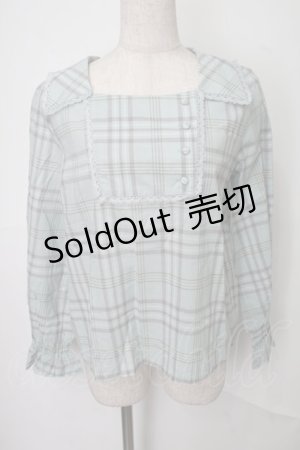 画像: axes femme POETIQUE /チェックブラウス   S-25-08-01-019-AX-BL-AS-ZH