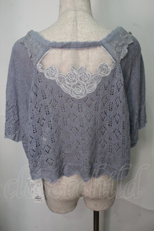 画像2: axes femme / トップス  サックス S-25-08-01-020-AX-TO-AS-ZS (2)