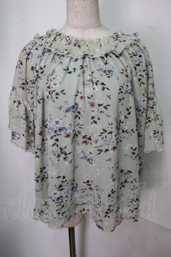 画像1: axes femme / トップス  グリーン S-25-08-01-023-AX-TO-AS-ZS (1)