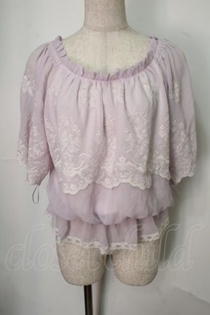 画像: axes femme / トップス  ラベンダー S-25-08-01-024-AX-TO-AS-ZS