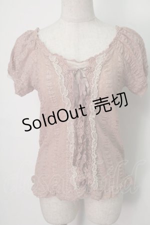 画像: axes femme / トップス  ピンク S-25-08-01-026-AX-TO-AS-ZS