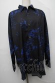 画像1: CIVARIZE / 花柄ロングシャツ  黒ｘ青 S-25-08-01-037-GO-BL-HR-ZS (1)