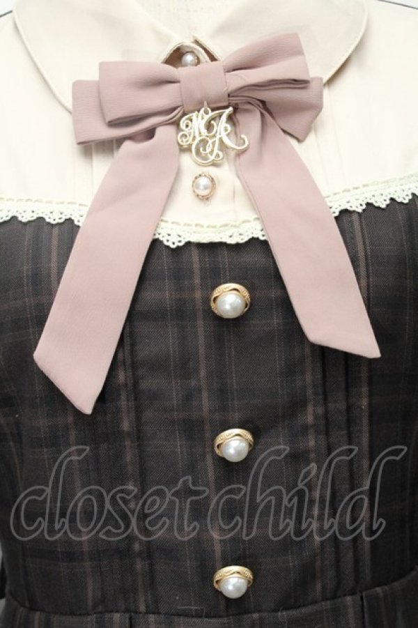 画像3: Amavel / Tarte Fillingクラシカルチェックワンピース  ブラウン S-25-08-01-043-CA-OP-HR-ZS (3)