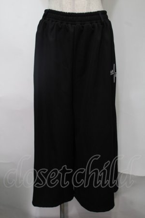 画像: NieR Clothing / サイドZIPパンツ  黒 S-25-08-02-057-PU-PA-HR-ZS