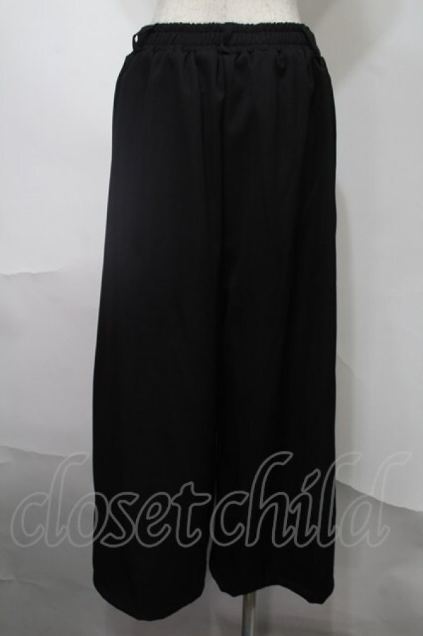 画像2: NieR Clothing / サイドZIPパンツ  黒 S-25-08-02-057-PU-PA-HR-ZS (2)