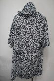 画像2: NieR Clothing / レオパードプリント羽織  黒ｘ白 S-25-08-02-008-PU-BL-HR-ZS (2)