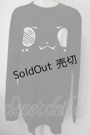 画像: NieR Clothing / プリントTシャツ  黒 S-25-08-02-011-PU-TS-HR-ZY