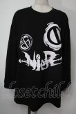 画像1: NieR Clothing / プリントロングTシャツ  黒 S-25-08-02-014-PU-BL-HR-ZS (1)
