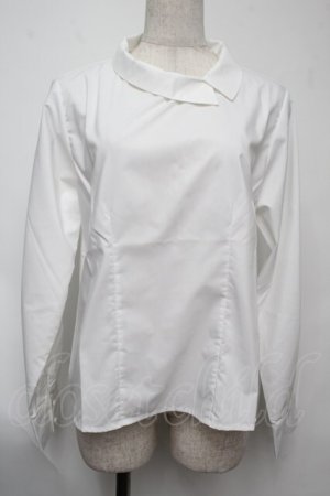 画像: F&A / サイドカラーシャツ  白 S-25-08-02-003-LO-BL-HR-ZS