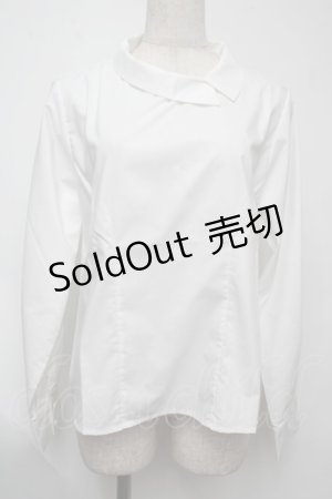 画像: F&A / サイドカラーシャツ  白 S-25-08-02-003-LO-BL-HR-ZT483