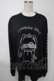 画像1: NieR Clothing / プリントロングシャツ  黒 S-25-08-02-027-PU-BL-HR-ZS (1)