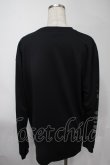 画像2: NieR Clothing / プリントロングシャツ  黒 S-25-08-02-027-PU-BL-HR-ZS (2)