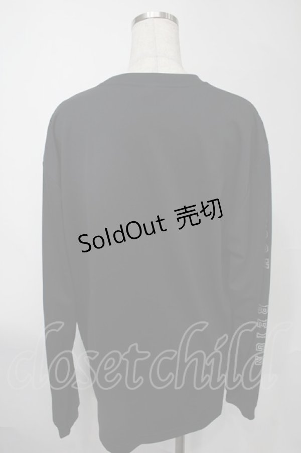 画像2: NieR Clothing / プリントロングシャツ  黒 S-25-08-02-027-PU-BL-HR-ZS (2)