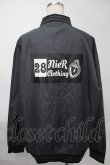 画像2: NieR Clothing / プリントナイロンスタジャン  黒 S-25-08-02-033-PU-JA-HR-ZS (2)