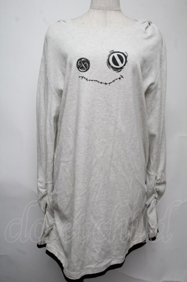 画像1: NieR Clothing / NieRちゃんカットソー  白 S-25-08-02-004-PU-TO-HR-ZS (1)