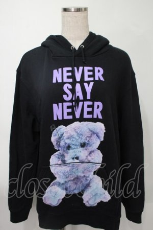 画像: MILKBOY / NEVER SAY NEVERパーカー  黒 S-25-08-02-038-MB-TO-AS-ZS