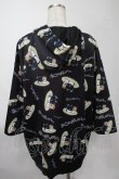 画像2: NieR Clothing / 転写パーカー  黒 S-25-08-02-040-PU-TO-HR-ZS (2)