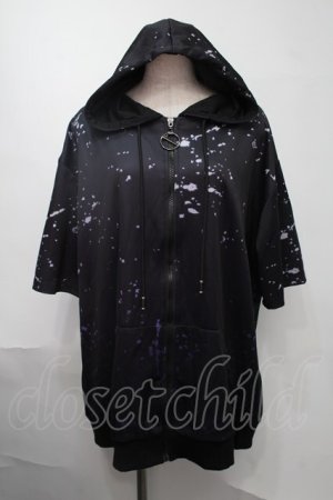 画像: NieR Clothing / 転写パーカー  黒 S-25-08-02-041-PU-TO-HR-ZS