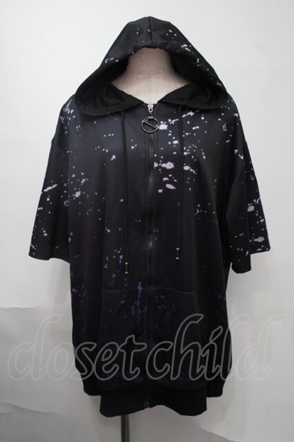 画像1: NieR Clothing / 転写パーカー  黒 S-25-08-02-041-PU-TO-HR-ZS (1)