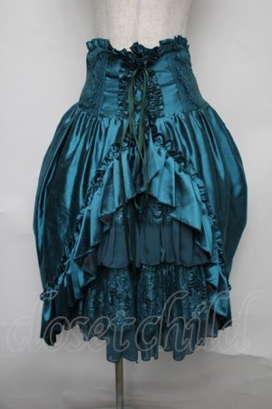 画像: ATELIER PIERROT / Fairy Lace Corset Skirt  グリーン S-25-08-04-059-EL-SK-HR-ZS