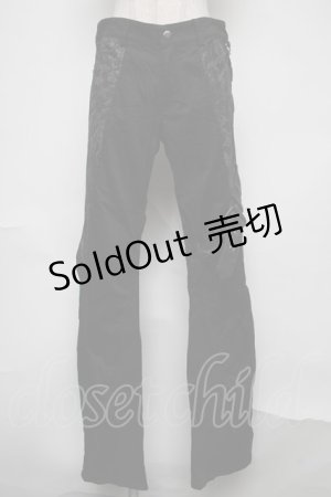 画像: Sixh / プリント切替パンツ  黒 S-25-08-04-060-HN-PA-AS-ZS