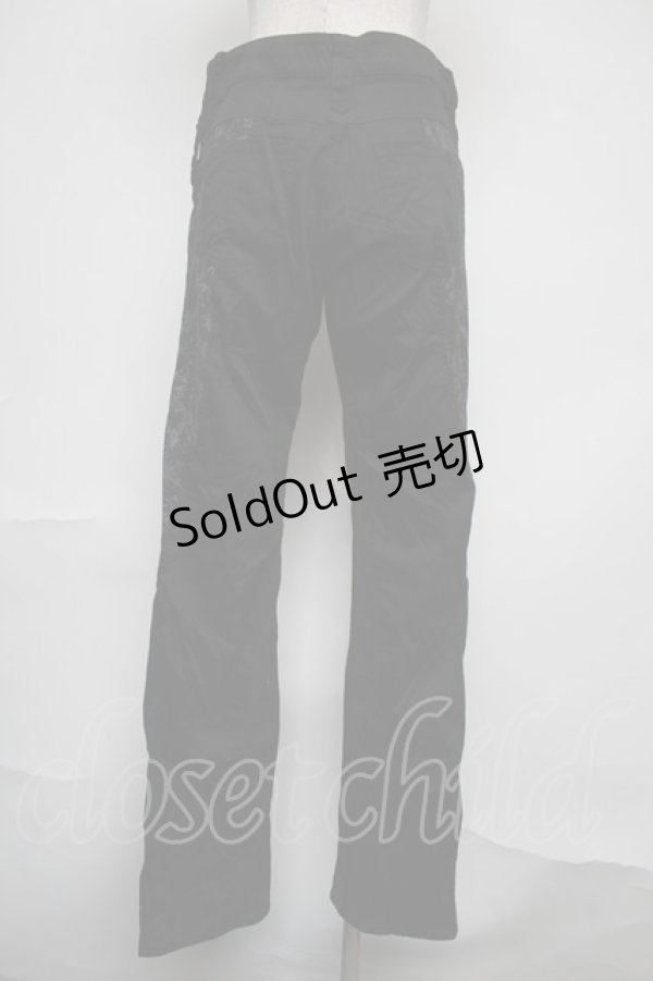 画像2: Sixh / プリント切替パンツ  黒 S-25-08-04-060-HN-PA-AS-ZS (2)