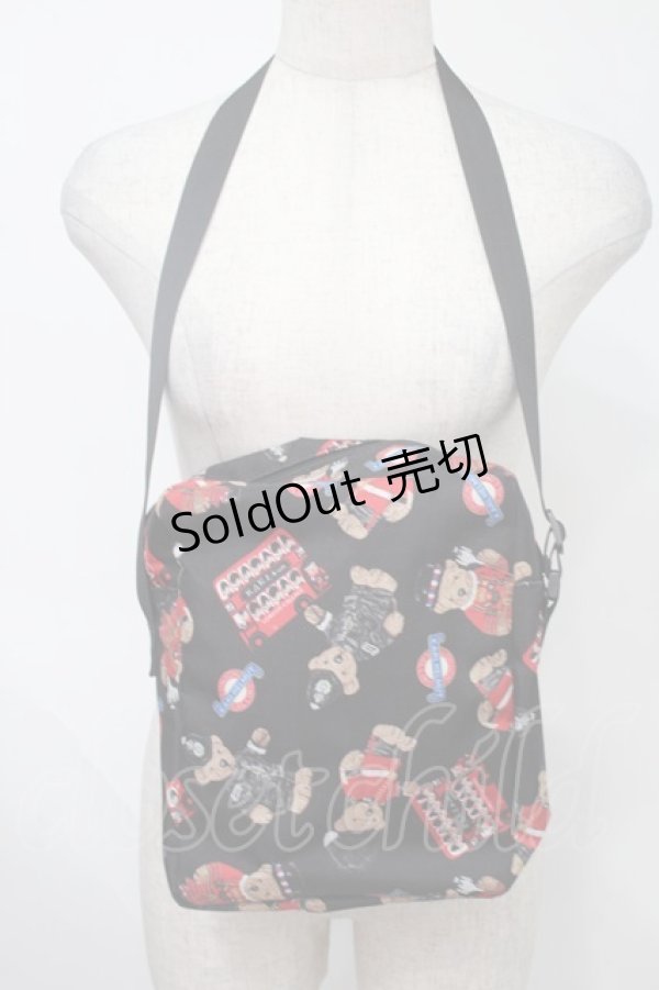 画像2: Karl Helmut / カールくんショルダーバッグ  黒 S-25-08-04-002-EL-BG-AS-ZS (2)