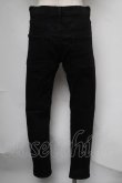 画像2: CavariA / ダメージデニムパンツ 42 黒 S-25-08-05-063-PU-PA-AS-ZS (2)