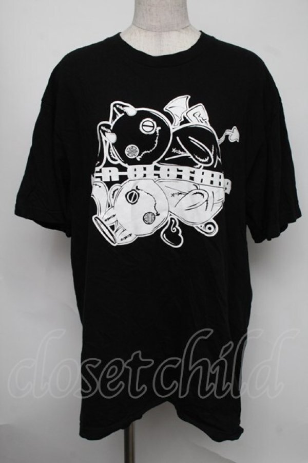 画像1: NieR Clothing / プリントTシャツ  黒 S-25-08-05-014-PU-TO-HR-ZS (1)