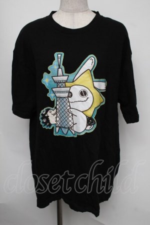 画像: NieR Clothing / プリントTシャツ  黒 S-25-08-05-017-PU-TO-HR-ZS