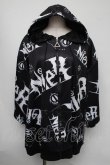 画像1: NieR Clothing / 転写パーカー  黒ｘ白 S-25-08-05-024-PU-TO-HR-ZS (1)