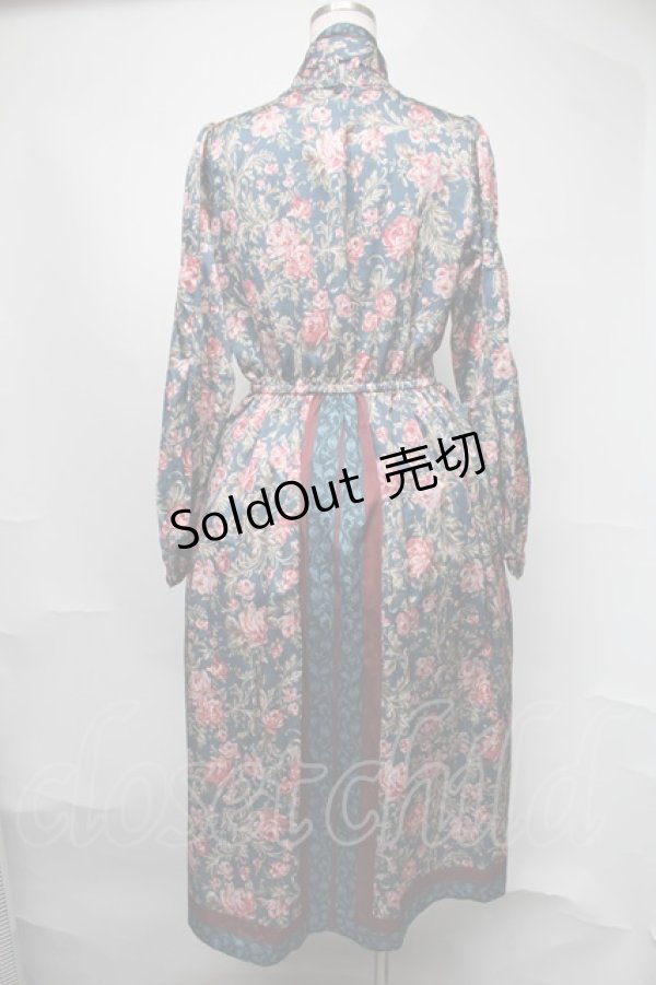 画像2: axes femme / 総柄ワンピース  グリーン S-25-08-05-029-AX-OP-AS-ZS (2)