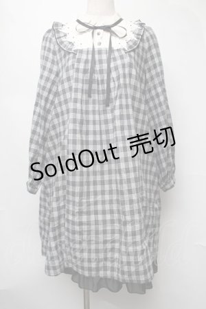 画像: axes femme kawaii / チェックワンピース  黒ｘ白 S-25-08-05-044-AX-OP-HR-ZS