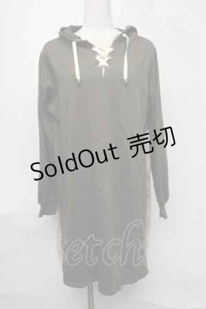 画像: axes femme / バックプリーツパーカー  カーキ S-25-08-07-013-AX-OP-AS-ZI