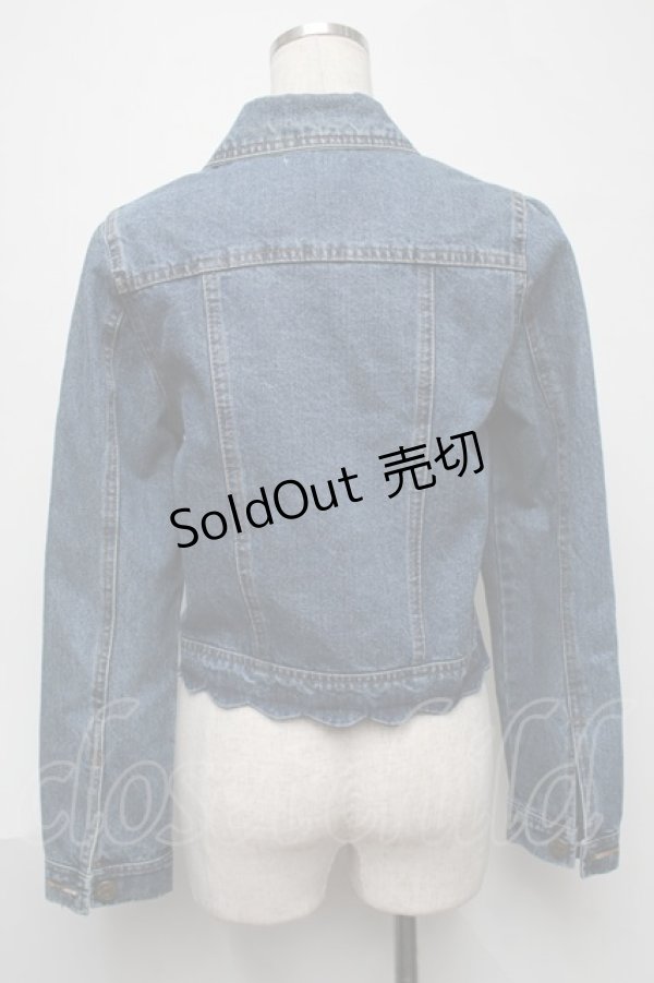 画像2: LIZ LISA / レースアップデニムジャケット  ブルー S-25-08-07-019-LO-JA-HR-ZS (2)