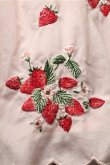 画像3: Ank Rouge / いちご刺繍スカラップスカート  ピンク S-25-08-08-053-CA-SK-AS-ZT491 (3)