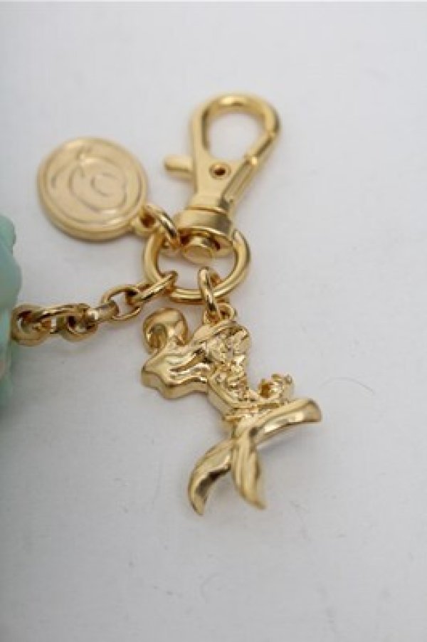 画像2: Q-pot. / シェルマカロンバッグチャーム  グリーン S-25-08-08-010-QP-AC-AS-ZS (2)