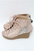 画像2: axes femme / レースアップブーサン L ピンク S-25-08-08-014-AX-SH-AS-ZS (2)