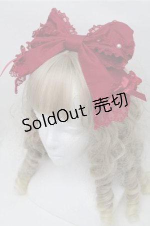 画像: Angelic Pretty / Dolly Pearlカチューシャ  赤 S-25-08-08-019-AP-AC-AS-ZS